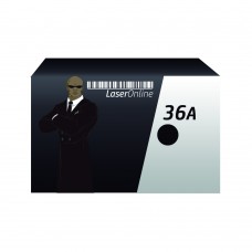 Cartucho de Toner HP CB436A / HP36A COMPATÍVEL Preto 2.000 cópias