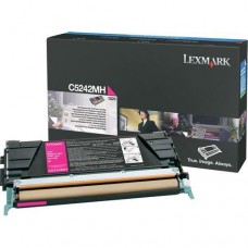 Cartucho Compatível Lexmark C5242MH - Magenta - 8.000 Cópias
